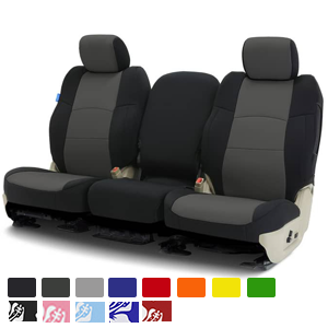Full Set Leather Car Seat Cover 5 Pieces for 07-22 Silverado and